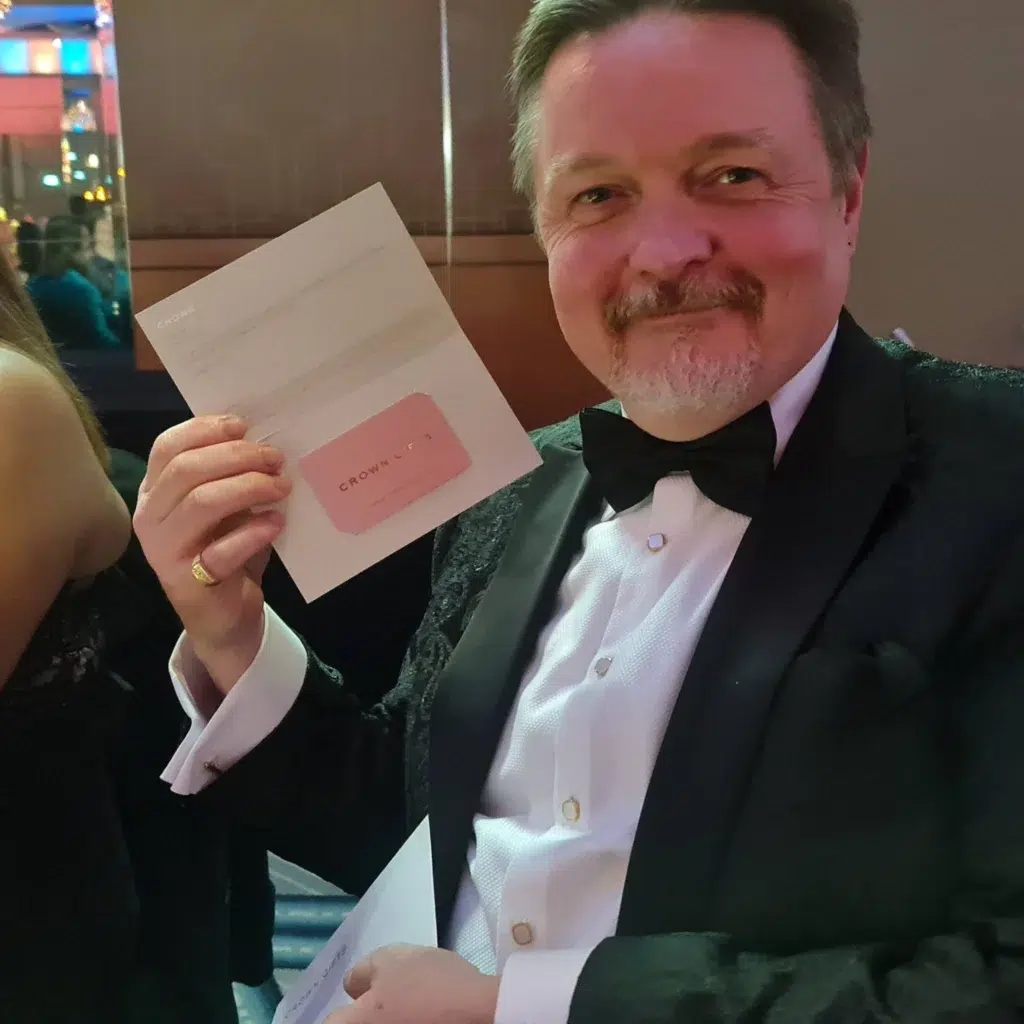 Ashley Hann - Executive Chef at White Knight Catering at a Melbourne Industry Awards Celebration