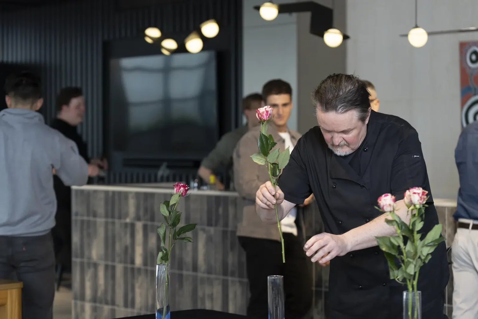 Ashley Hann is very particular when it comes to setting up Melbourne Catering events, learn more About White Knight Catering Services