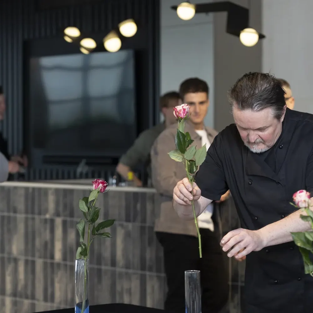 Ashley Hann is very particular when it comes to setting up Melbourne Catering events, learn more About White Knight Catering Services