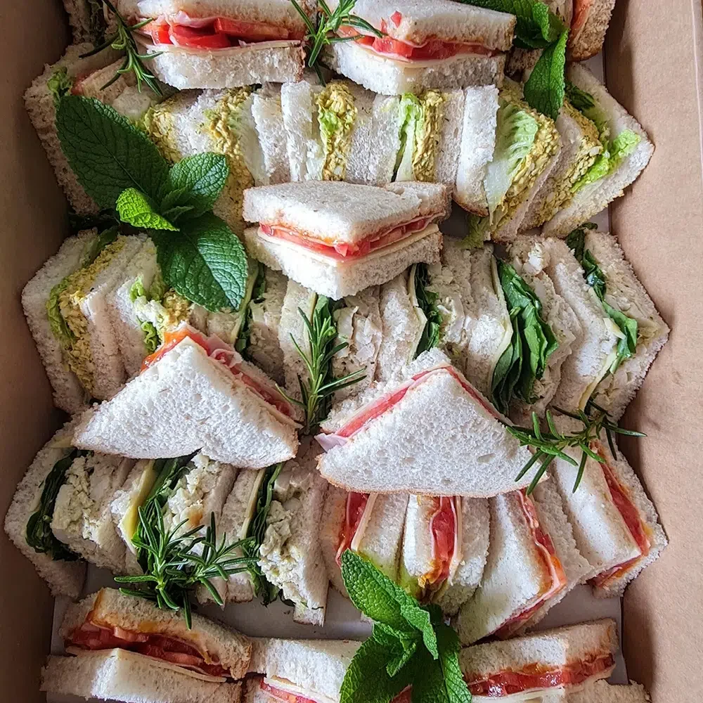 Fresh delicious sandwiches and Food Box Deliveries, Lunchbox And On-the-Go Services by White Knight Catering Services in Melbourne