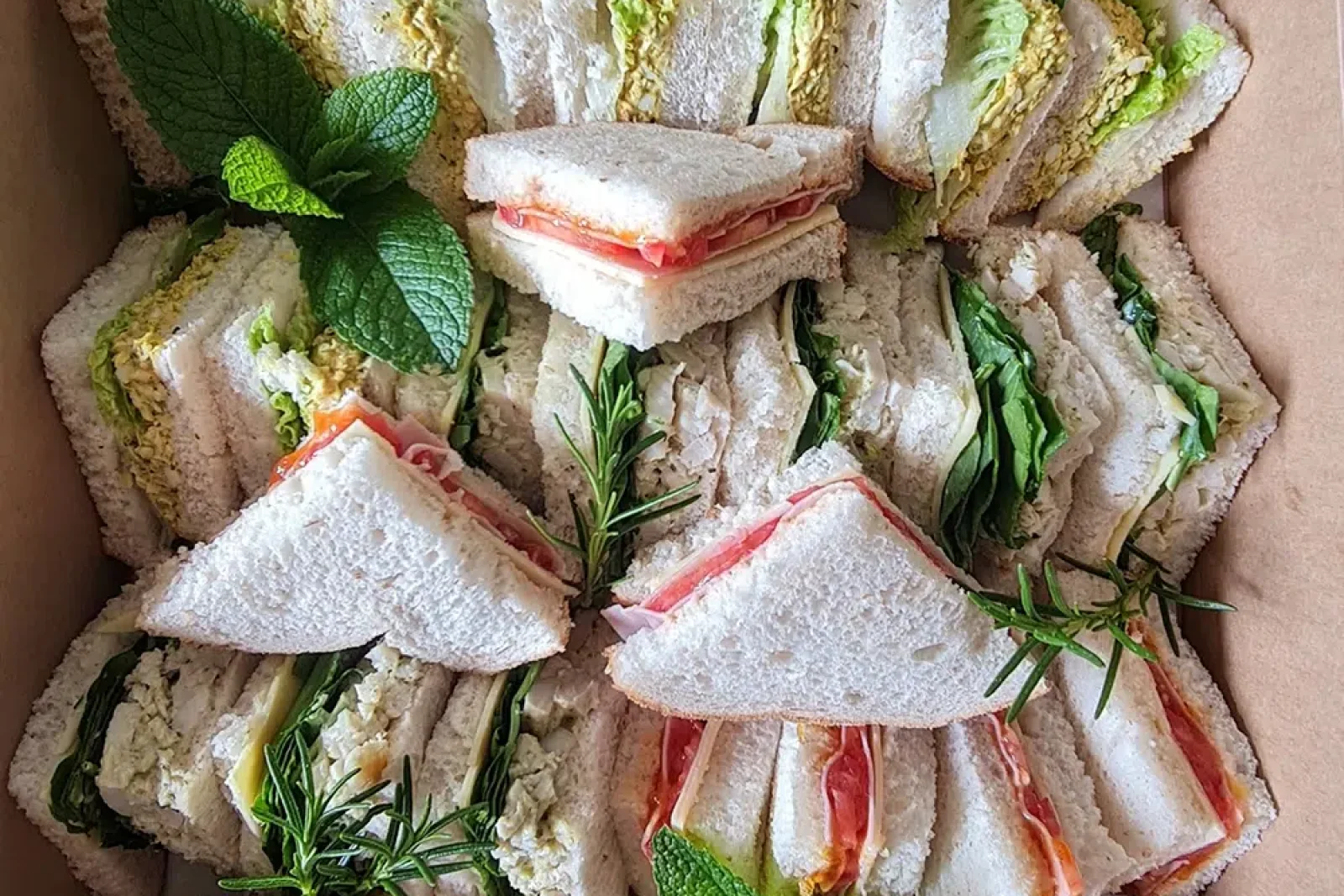 Fresh delicious sandwiches and Food Box Deliveries, Lunchbox And On-the-Go Services by White Knight Catering Services in Melbourne